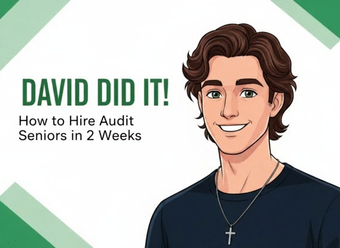 Featured image for How to Hire Audit Seniors in 2 Weeks (Not 6 Months) | UK Guide 2025