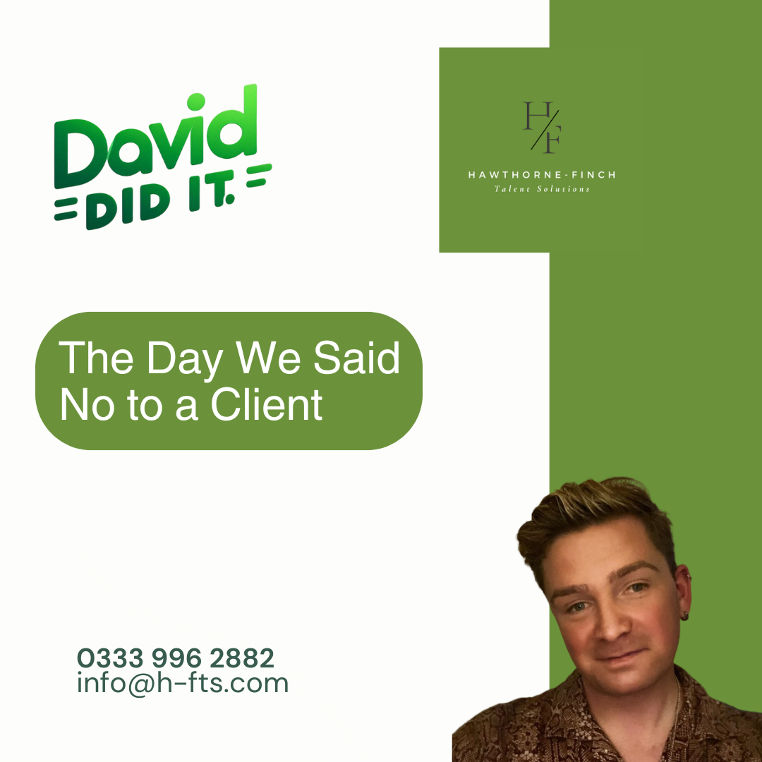 Featured image for David Did It! : The Day We Said No to a Client